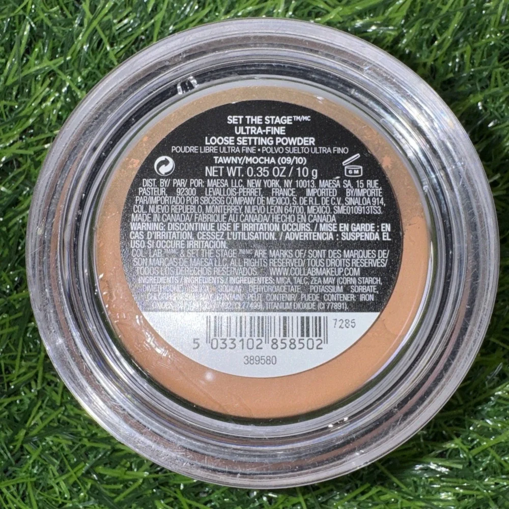 Col-lab Set The Stage Tawny/Mocha 9 / 10 Ultra Fine Loose Setting Powder .35oz